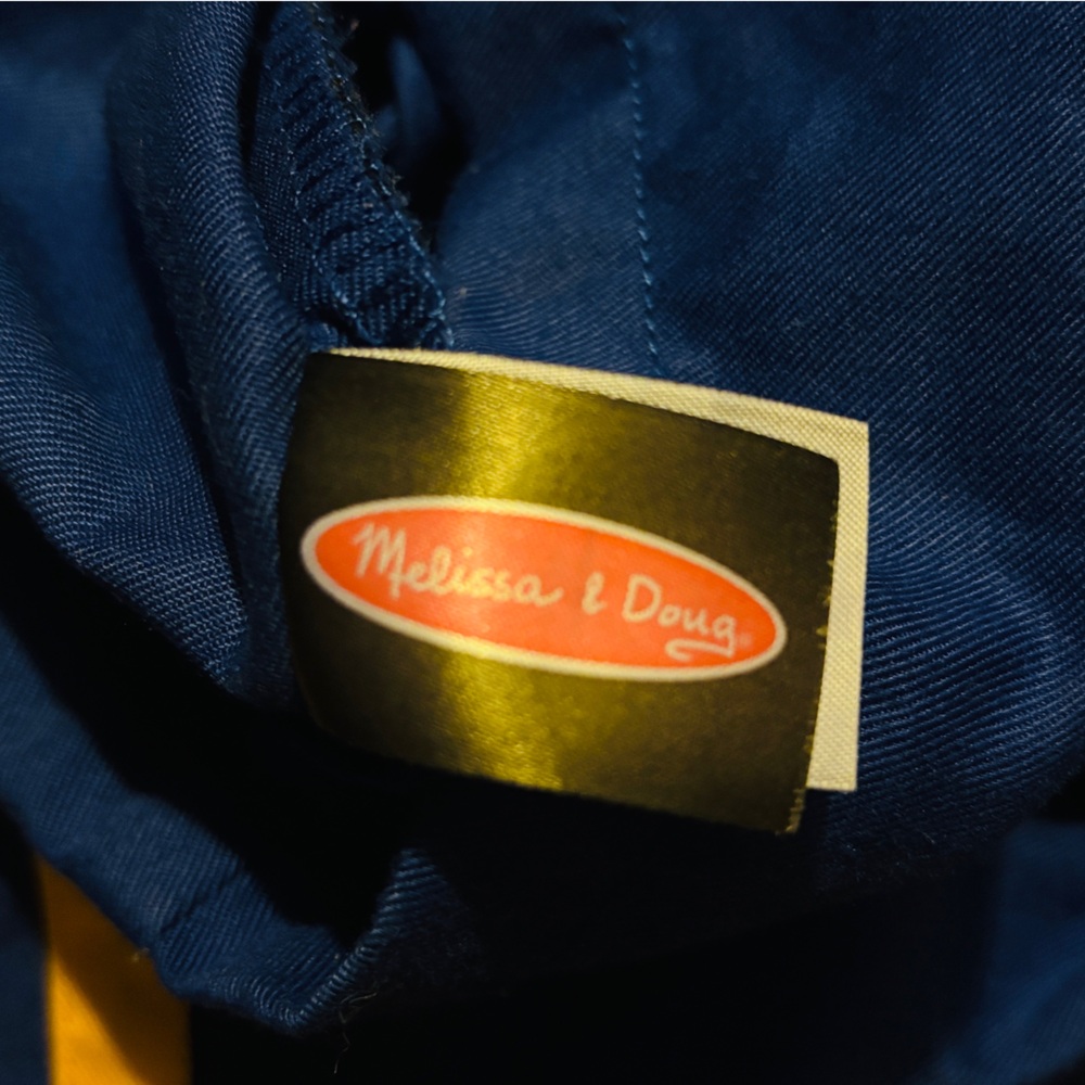 Melissa & Doug Navy Blue Jacket with Yellow Trim - Picture 3 of 3